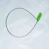ZWY Green Pull-Tite Steel Security Cable Wire Seals 15.75'' Long Numbered Anti-Tamper Security Tags 50 Pcs