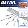 Glarks 160Pcs M3.2/M4/M4.8 Blind Rivets 304 Stainless Steel Pop Rivets Assortment Kit for Joining Metal Plate, Automotive, Instruments, Furniture