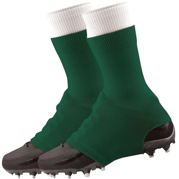 TCK Football Spat Cleat Covers (Dark Green, Medium)