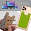Meroqeel 3 Pack White Adhesive Phone Wallet Stick on Card Holder for Phone Case
