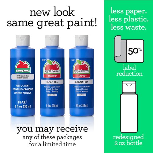 Apple Barrel Acrylic Paint in Assorted Colors (8 Ounce), 20403 White