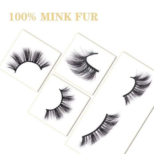 Arison Faux Mink Lashes Natural Look Fluffy Fake False Eyelashes 3d Wispy Lashes Long Lashes Bulk for Women (B03)