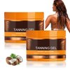 Luxury Intensive Tanning Gel, Haute Tanning Gel, Natural Tanning Accelerator Cream Gel, Brown Tanning Gel for Sunbeds & Outdoor Sun (2PCS)