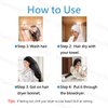 Hair Dryer Attachment Long Bonnet Hood Dryer with Headband, Reduces Heat Around Ears and Neck, Use for Hair Styling, Hair Drying, Curling and Deep Conditioning, Black