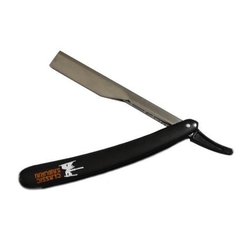 Classic Samurai Barber Straight Edge Razor with 300 Professional Lord Single Edge Razor Blades