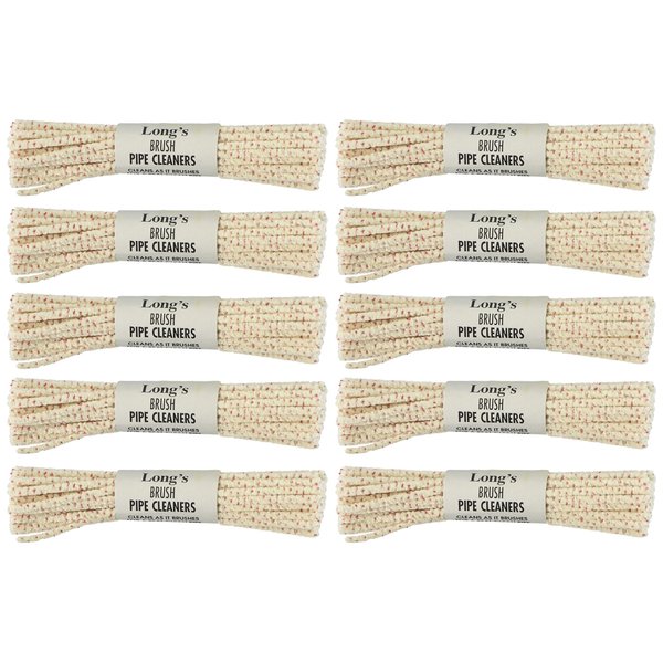 BJ Long Bristle Pipe Cleaners Pack of 10