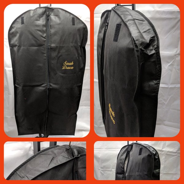 60" Garment Bags for Travel & Hanging Clothes - Suit Covers Garment Bag for Men & Women Dress Bag - Closet Storage Suit Bag, Dress Bags, Coat Storage - Zipper Closure (Black)