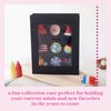 Nora Fleming Display Case for Collectable Minis - Mini Organizer and Storage - Clear Acrylic Front and Durable Frame - Decorative Shadow Box with Sleek Closure - 8" x 10" x 3" - M4
