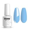 Vishine Gelpolish Gel Nail Polish Lacquer Shiny Color Soak Off UV LED Professional Manicure Pinkish Blue(1595)