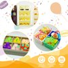 168 Pieces Mini Food Toys Dollhouse Accessories Miniature Supermarket Shelves Furniture Play Grocery Store Mini Shopping Basket