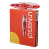 Universal 75605 Retractable Pen Style Correction Tape, 1/5-Inch x 236-Inch , 4/Pack