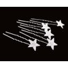 yueton 10pcs Bling Rhinestone Star Wedding Bridal Crystal Hair Pins Clips Women Headwear Hair Accessories