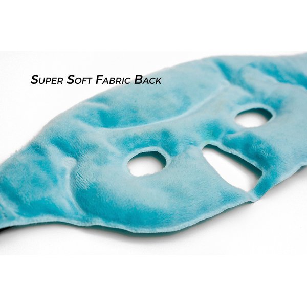 Eye Mask with Gel Beads, PLUS Eye Pads, Great for Pain Relief, Reusable Hot and Cold Eye Mask Therapy Compress