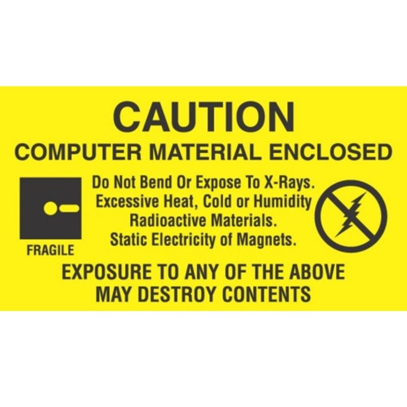 StaticTek LB9191 Grounding Label Series ESD Warning Stickers ESD ...