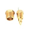 Electric Fan Wiring Kit Electric Fan Relay Kit with Thermostat Radiator Fan Sensor Switch Electric Cooling Fan Thermostat Kit Temperature Sensor Switch 185 On 175 Off, 40 AMP Waterproof Relay Kit