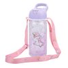 XinHuiGY Unicorn Water Bottles for Girls,Creative Double Wall Freezer Ice Cup Water Bottle with Straw and Safety Lock, Purple Outdoor Indoor Water Bottle,400ML for girl boys unicorn lover