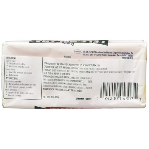 Fels Naptha Laundry Bar and Stain Remover, 5.0 Oz