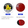 2 PCS Duck Badge Rated Car Emblem, 4 x 4 Metal Automotive Badge, 3D Round Metal Car Badges Emblems, Car Badge Decals Stickers Compatible with Jeep Wrangler Vehicles Trucks SUV RV (Duck Rated-B)