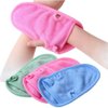 3PCS Adult Bathing Gloves Mitts Shower Bathroom Skin Face Body Wash Massage Loofah Scrub Spa Mitt(Color Random)