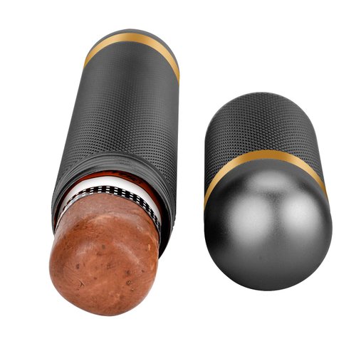 Fortune Nexus Air Tight Smell Proof Metal Cigar Case Tube