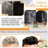 2PCS Black Shampoo Bar Soap,Moisturizing Gray Hair Reverse Soap Bar,Natural Hair Darkening Grey Hair Coverage Shampoo Bar Soap for Men & Women