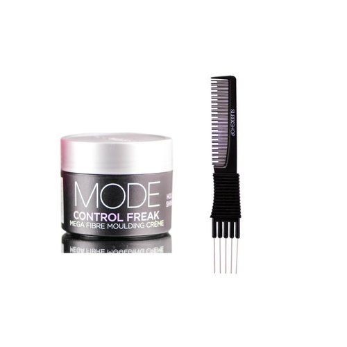 yper Affinage Control Freak Moulding Creme (2.54 oz) with Teasing Comb Pack 1