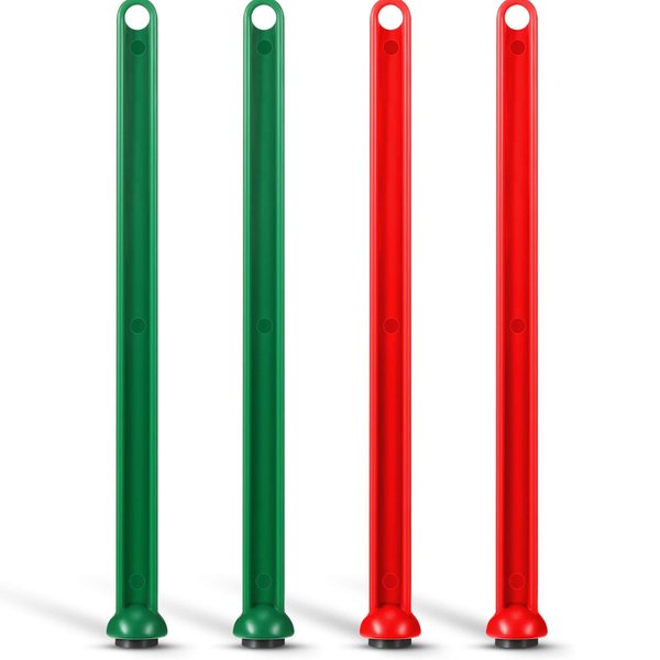 Magnetic Lid Lifter Canning Lid Lifter Magnetic Canning Lid Lifter Removing Tool for Pots Home Canning of Preserving Fruits and Prevent Scald(Red, Green,4 Pieces)