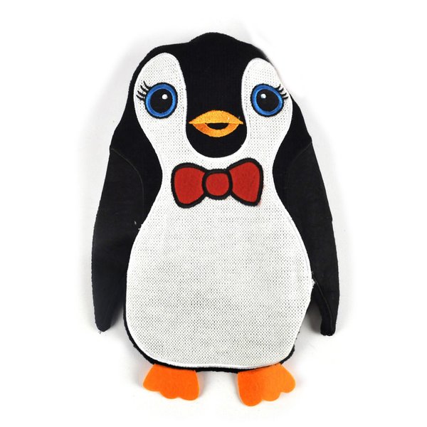 Hot Chicks Bow Tie Penguin 750ml Hot Water Bottle
