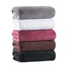 Arkwright Microfiber Coral Fleece Salon Towels - Pack of 10 - Bleach Safe Resistant, Absorbent Hair Drying Towel Set, Perfect for Resort, Hotel, and Spa, 16 x 27 in, White