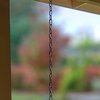 Monarch Rain Chains 18105 Aluminum Traditional Link Rain Chain, 8-1/2 Feet Length Replacement Downspout for Gutters, Black Powder Coated