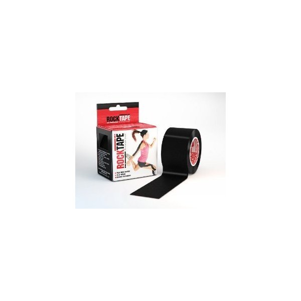 RockTape Endurance Tape for Athletes 2" x 16' 4" (Black)