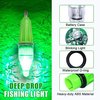 SILANON Deep Drop LED Fishing Light Underwater Waterproof Fishing Light Night Flashing Fishing Lure Light Attractants Fishing Lamp Tools for Attracting Bait Lures 5 Colors 4.7in,6.7in