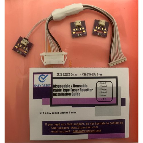 Super Easy Series Reusable Cable Type Fuser Reset Kit for X-Press OnDemand XPOD 360 360u 2400 4800 DuraPress-V DuraPress-Q DuraPress-HD400