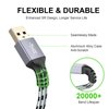 SNANSHI USB Extension Cable 25 ft, USB Extender Nylon Braided USB 3.0 Extension Cable for Webcam,Printer,USB Mouse/Keyboard, Flash Drive,USB Light
