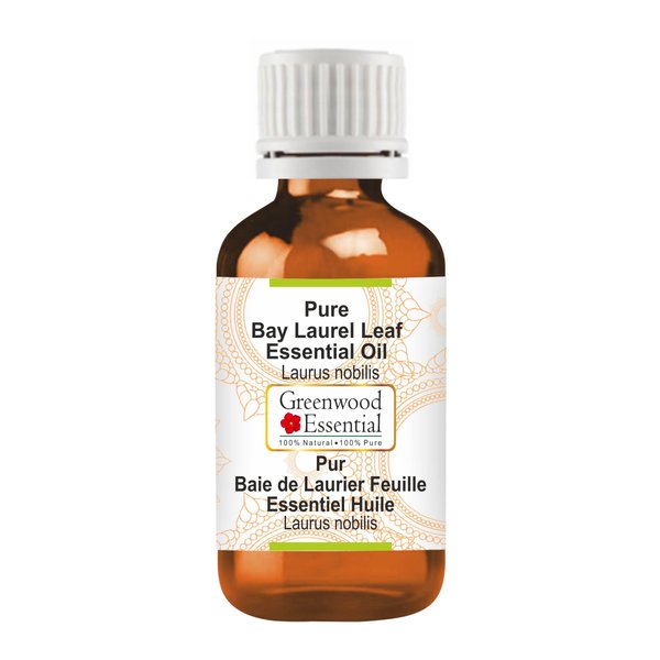 Greenwood Essential Pure Bay Laurel Leaf Essential Oil (Laurus nobilis) Steam Distilled 15ml (0.50 oz)