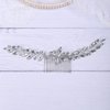 Rumtock Silver Rhinestones Beads Long Hair Comb for Women Girls Wedding Bridal Hair Piece Handmade Boho Hair Accessories