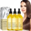 3pcs Veganic Natural Hair Growth Oil, Carvenchi Natural Hair Oil, Veganic Hair Growth Oil,Reduce Hair Loss,For Dry Damaged Hair.(180ML)