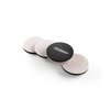 Super Sliders 4713495K 3-1/2 Inch Round Felt Furniture Sliders for Hardwood Move Items Easily While Protecting Flooring from Scratches, Linen, 4 Count