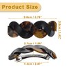 VOCOSTE Hair Barrettes for Women, Hair Barrettes for Thick Hair, Elegant French Barrettes Retro Hair Accessories for Women, Brown Black