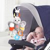 Jambo mom Baby Hanging Toy for Activity Gym, Car Seat Toys, Carseat Toys Hanging, Car Seat Toys for Babies 6-12 Months, Infant Rattles Toys with Teether, Stroller Toys for 0 3 6 9 12 Months