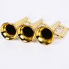 Vaguelly 10Pcs Golden Cheering Trumpets Gathering Trumpet Noise Maker Party Horns Trumpets Cheering Props for Soccer Events Carnival Party