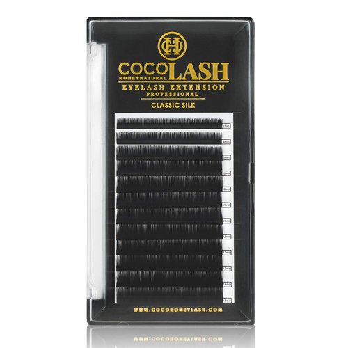 COCO Honey Lash Eyelash Extensions, Classic J Curl [0.20mm], Faux Mink Individual Lash Extensions (Length: 10mm)