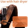 Rimoev Mini Quiff Roller Brush, 1/2 Inch, Portable Curling Brush with Wooden Handle and Nylon Bristles for Short Hair, Travel-Friendly Round Brush for Blow Drying and Curling