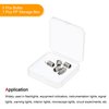 MECCANIXITY E10 Screw Base LED Flashlight Bulbs DC 3V White Light Mini Lamps with Storage Box, 1 Set/5 Pack