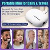 MONESAO Toothbrush Case, Portable Mini Toothbrush Covers with Holder, Rechargeable Travel Home Toothbrush And Holder, Cleaner Case for All Electric & Manual Toothbrushes (White)