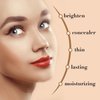 2024 New Mushroom Head Air Cushion CC Cream - Apartment Air Cushion CC Cream, BB Cream Face Make Up, Long-Lasting Matte Waterproof Moisturizing Concealer Beauty (Natural)