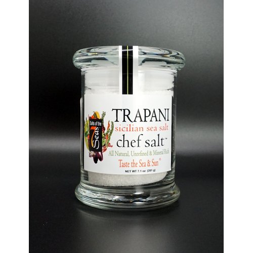 Salts of the 7 Seas Trapani Sicilian Sea Salt- Chef Jar