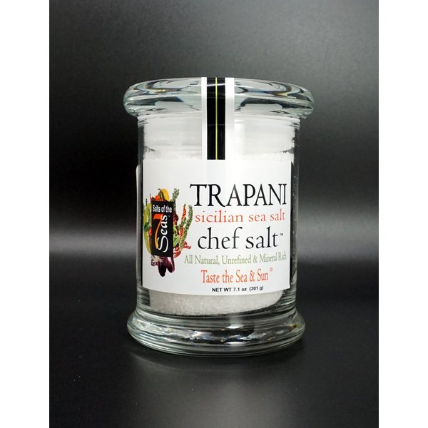 Salts of the 7 Seas Trapani Sicilian Sea Salt- Chef Jar