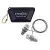 Etymotic Research ER20XS High-Fidelity Earplugs (Concerts, Musicians, Airplanes, Motorcycles, Sensitivity and Universal Hearing Protection) - Standard, Clear Stem/Frost Tips (4 Piece Set)