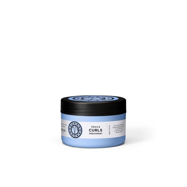 Maria Nila Coils & Curls Finishing Hair Mask, 8.5 Fl Oz, For Curly & Wavy Hair, Jojoba oil to Stay Hydrated while Washing, Shea butter for Curl Enhancement, 100% Vegan